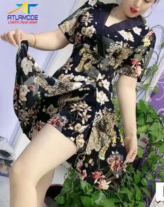 Đầm Lụa Cổ Vest