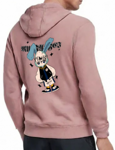 Áo Hoodie Oversize Chất Nỉ Nhung In 3D Hình Thỏ Bunny Phom Rộng Cho Nam Và Nữ