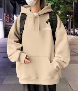 Áo Hoodie Unisex Chất Nỉ Nhung In Nhiệt Chữ Mature Phom Rộng Cho Cả Nam Và Nữ